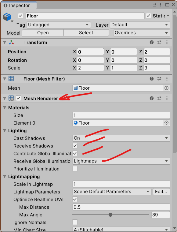 Mesh Render Configuration