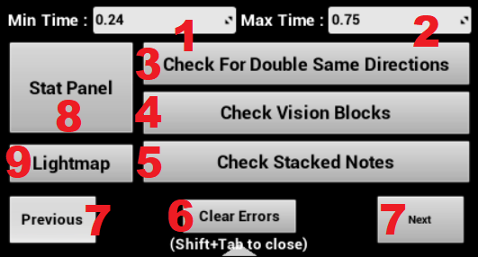 Error Checker main panel